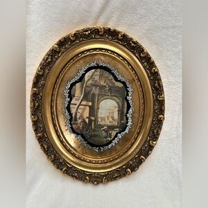 Elegant Gold Framed Art Print